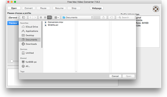 convert avi to mov for mac free