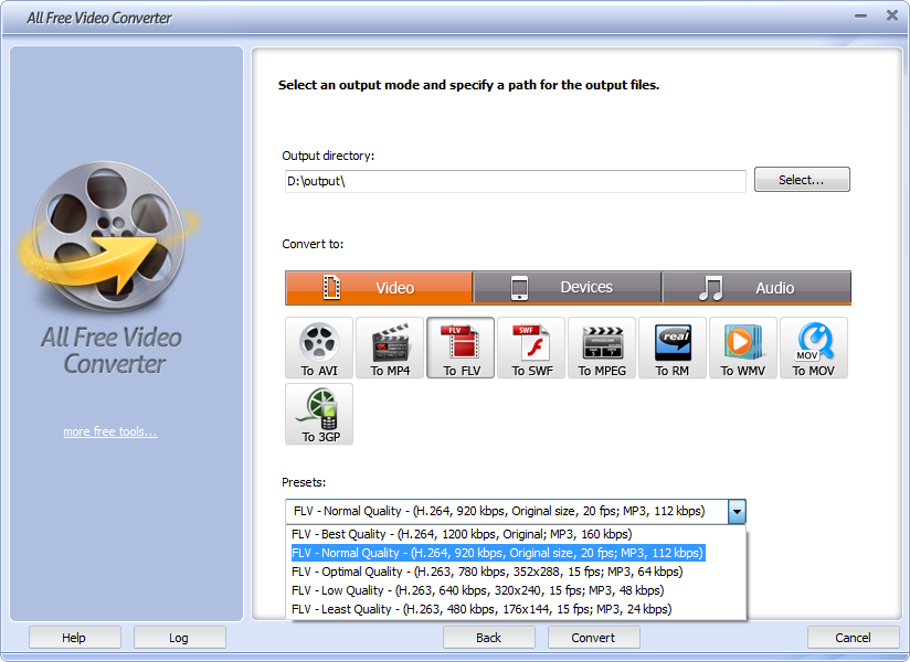 Screenshot for Free Video Converter 7.5.9